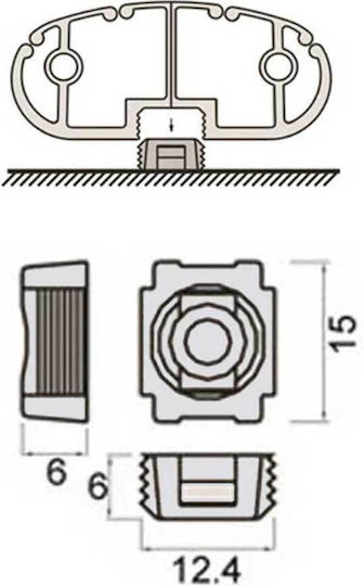 Αρθρωτό Κανάλι 1μ Caterpillar Καλώδια Μεγάλο Μαύρο 102x1,5cm 4 Στηρίγματα