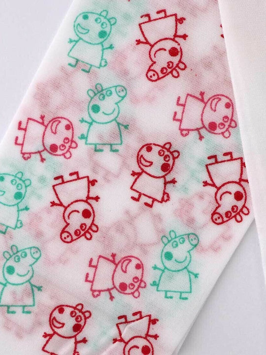 Peppa Pig Set Kids Tights White