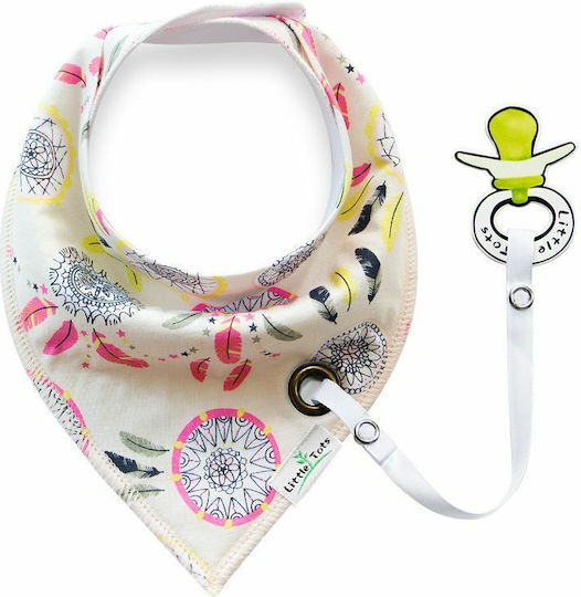 Little Tots Bandana Fabric with Button Multicolored