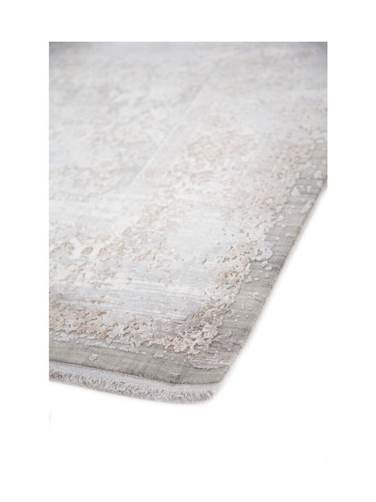 Royal Carpet Silk 5987A Rug Rectangular Silk L. Grey D. Beige