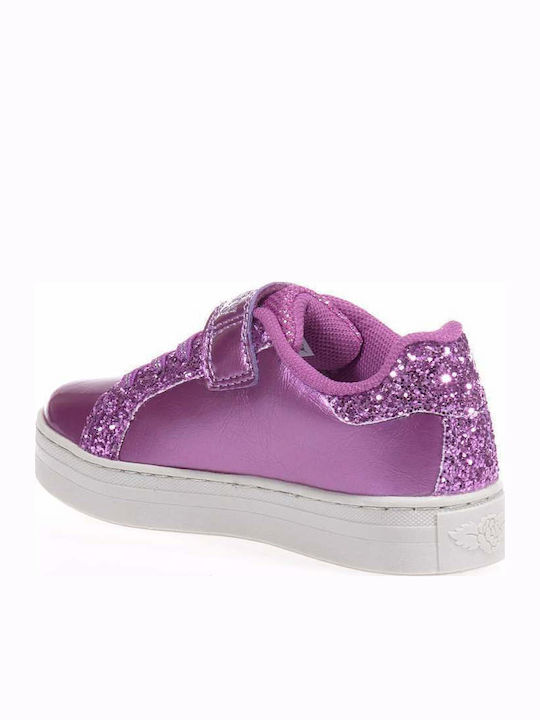 Παιδικά Sneakers με Σκρατς Φούξια