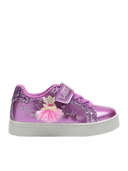 Παιδικά Sneakers με Σκρατς Φούξια