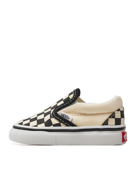 Checkerboard Παιδικά Sneakers Slip-on Πολύχρωμα