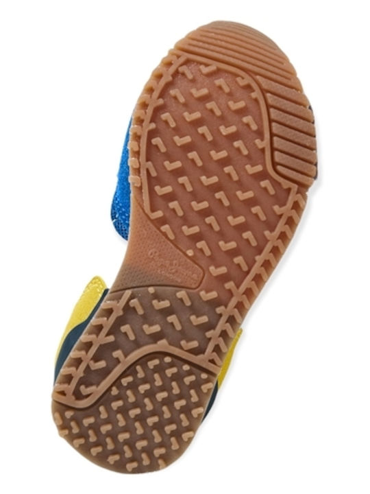 London One Παιδικά Sneakers με Σκρατς Μπλε