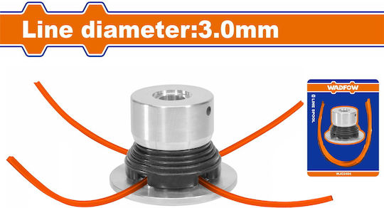 Wadfow Manual Aluminum Strings Trimmer Head 4 Line Outputs Universal