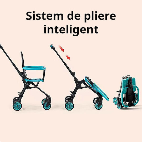 NBW Verstellbar Kinderwagen Geeignet für Neugeborene Weiß 6kg BICI80252