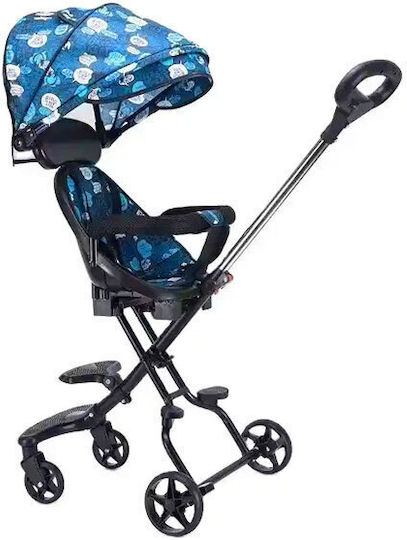 NBW Reglabil Cărucior pentru Bebeluși Potrivit de la 6+ Luni Albastru 4.8kg BICI80292