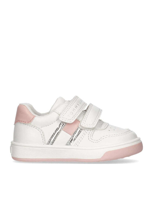 Kids Sneakers with Scratch White