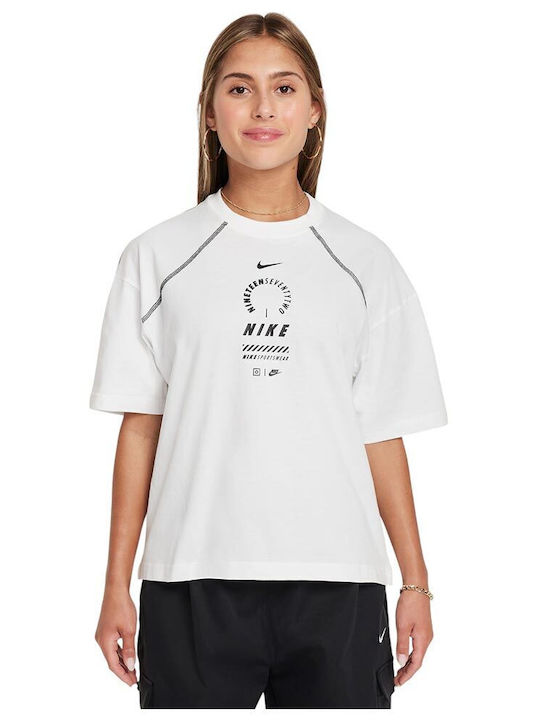 Kids' T-shirt White Sportswear Essentials