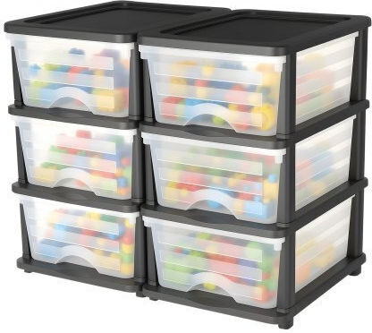 Sertar De Depozitare Din Plastic Cu 6 Sertare