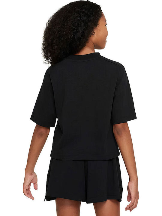 Παιδικό T-shirt Μαύρο Sportswear