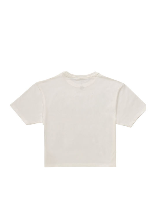 Kids' Shirt Short Sleeve Beige Stitch Animal Print