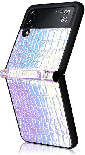 Pearl Texture Back Cover Plastic Blue (Galaxy Z Flip3)