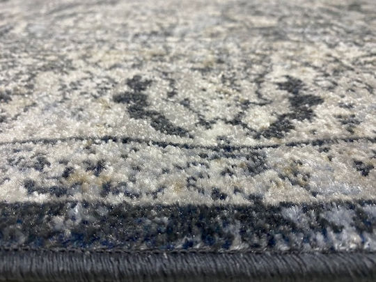 Rug Fireplace Rectangular Blue