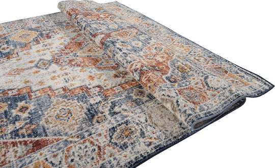 Balsan Rug Rectangular Terra Beige Blue Light Grey Memory Blue Light Grey