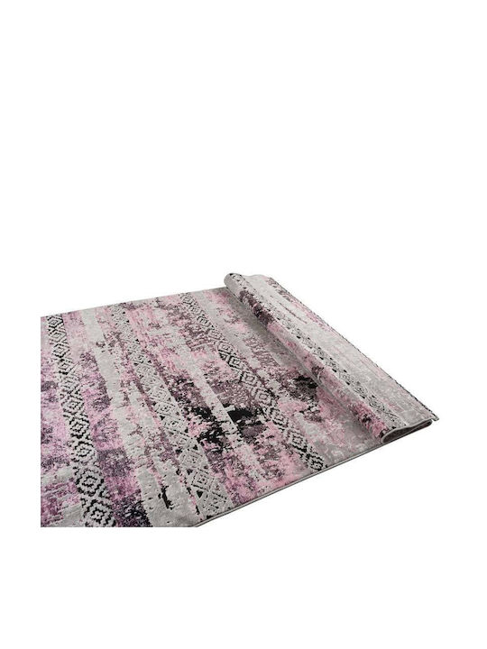 Balsan 160 Килим Правоъгълена Лилаво Светло сиво