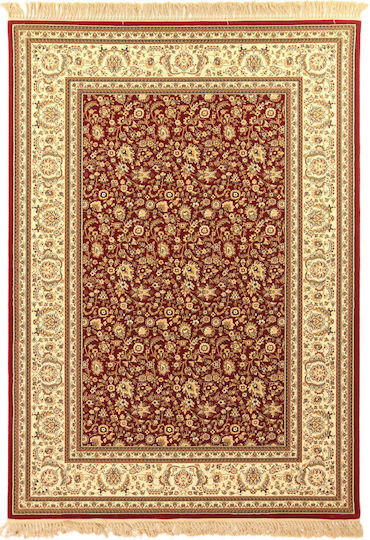 Royal Carpet Sherazad 8712 Teppich Rechteckig Synthetisch,Polyester/Cotton/Leather mit Fransen Red