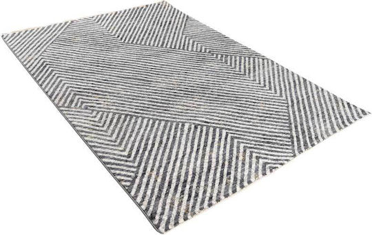 Balsan Mystic Kilvana Rug Rectangular with Fringes Dark Grey