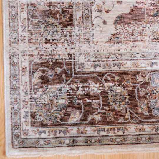 Klonaras 1801/V Covor Rectangular cu franjuri Bej