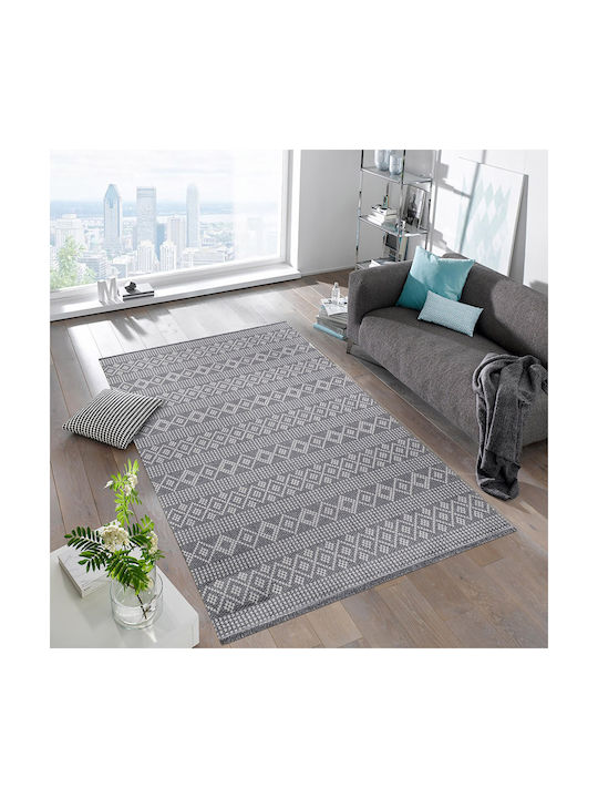 Newplan Kasbah 21831/602 Teppich Rechteckig Synthetisch,Polyester/Cotton/Leather Gray