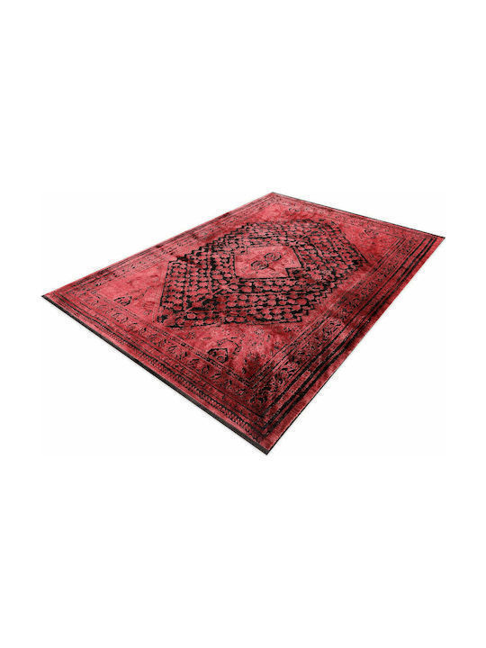 Tzikas Carpets Karma 00155-910 Synthetisch,Polyester/Cotton/Leather mit Fransen Red