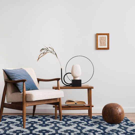 Das Home 7025 Χαλί Ορθογώνιο Βαμβακερό Μπλε 140x200cm