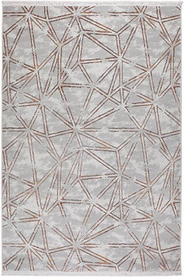 Newplan Valencia 9053A Χαλί Ορθογώνιο με Κρόσια Γκρι 200x250cm