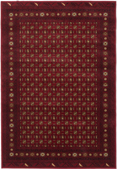 Isexan 8304 Teppich Rechteckig Synthetisch,Polyester/Cotton/Leather Rot