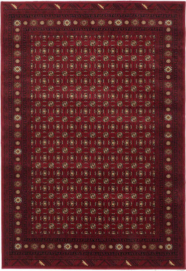 Isexan 8304 Teppich Rechteckig Synthetisch,Polyester/Cotton/Leather Rot