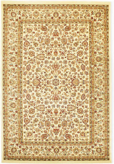 Royal Carpet Olympia 4262F Synthetisch,Polyester/Cotton/Leather mit Fransen Cream