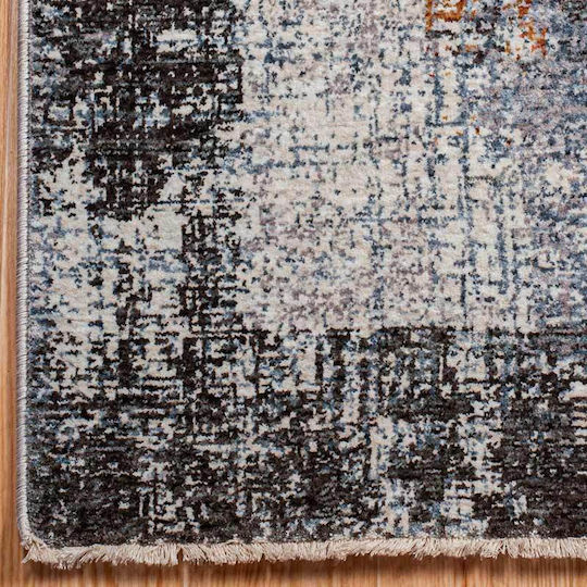 Klonaras Imperial 092/X Teppich Rechteckig Synthetisch,Polyester/Cotton/Leather Grey