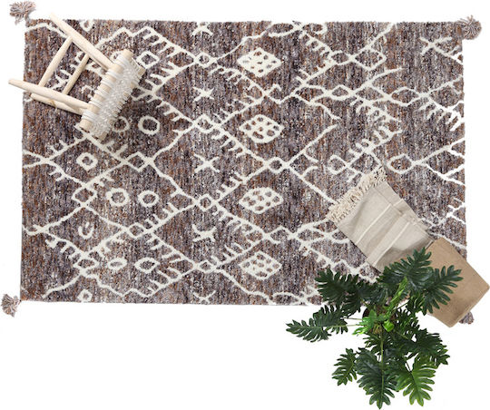 Royal Carpet Terra 5002/39 Килим Кръгла Кафяв