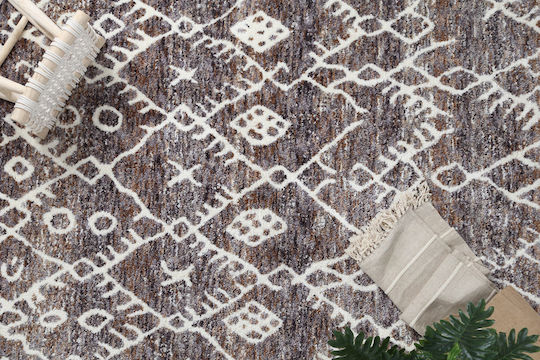 Royal Carpet Terra 5002/39 Килим Кръгла Кафяв