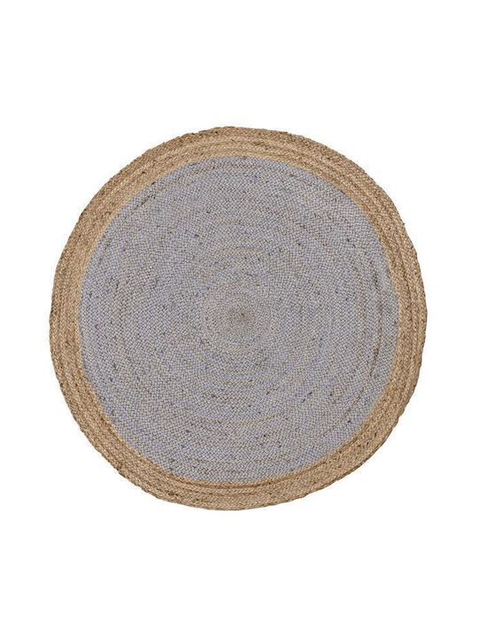 Newplan BR-2941 Handgefertigt Teppich Rund Sommer aus Jute Delhi