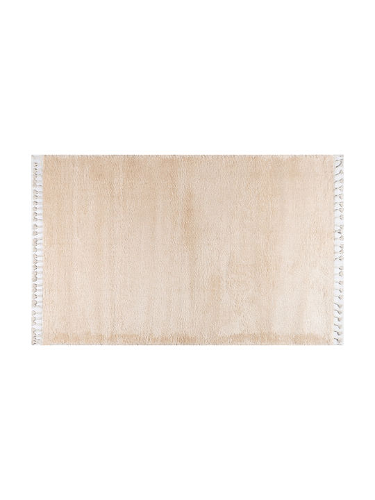 Balsan Soft Χαλί Ορθογώνιο Shaggy με Κρόσια Beige 200x280cm