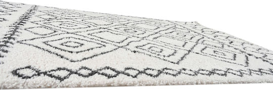 Balsan Soft Килим Правоъгълена Shaggy с крошки Крем