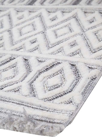 Royal Carpet Broadway 4842B με Κρόσια 200x290cm Leuko-Gkri White Royal Carpet Broadway 4842B με Κρόσια 200x290cm Leuko-Gkri White
