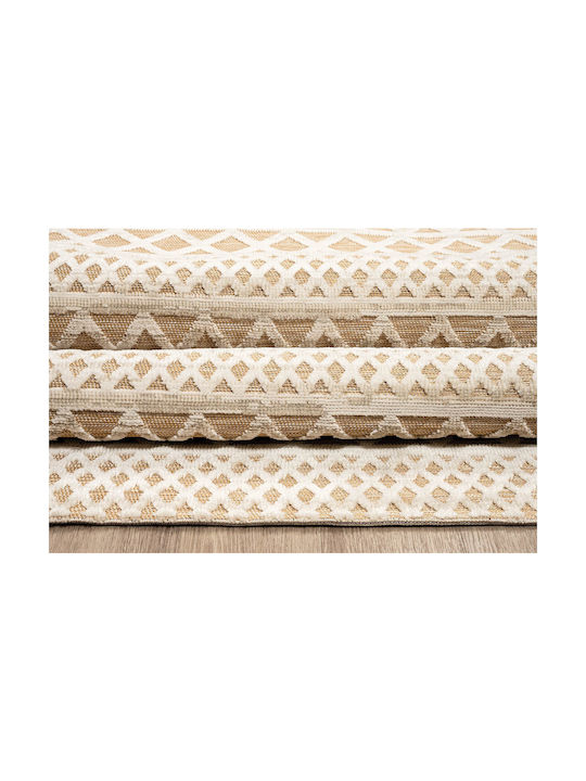 Newplan Garden 65289N Teppich Rechteckig Synthetisch,Polyester/Cotton/Leather Beige