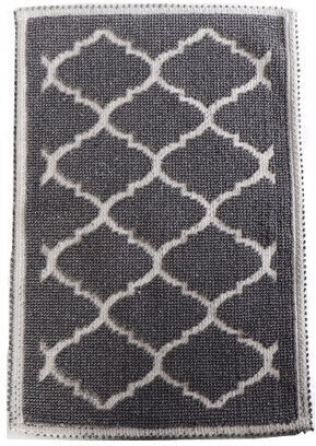 Espiel Pera Teppich Rechteckig Synthetisch,Polyester/Cotton/Leather Grey
