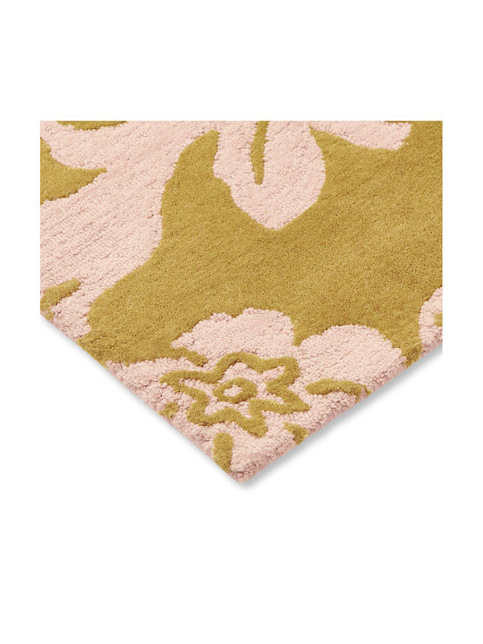 Ted Baker Baroque Ръчно изработено Килим Правоъгълена Вълна 162906 Yellow