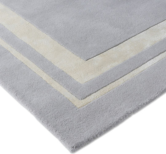 Laura Ashley Redbrook Lucrat manual Covor Rectangular Din lână Silver