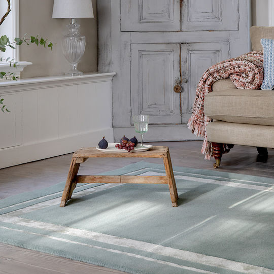 Laura Ashley Redbrook Lucrat manual Covor Rectangular Din lână Duck Egg