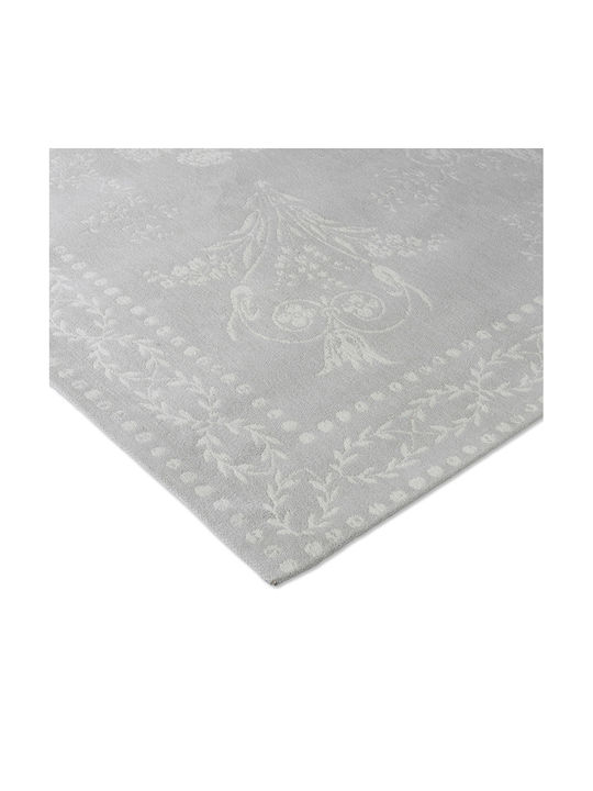 Laura Ashley Josette Lucrat manual Covor Rectangular Bumbac Dove Grey