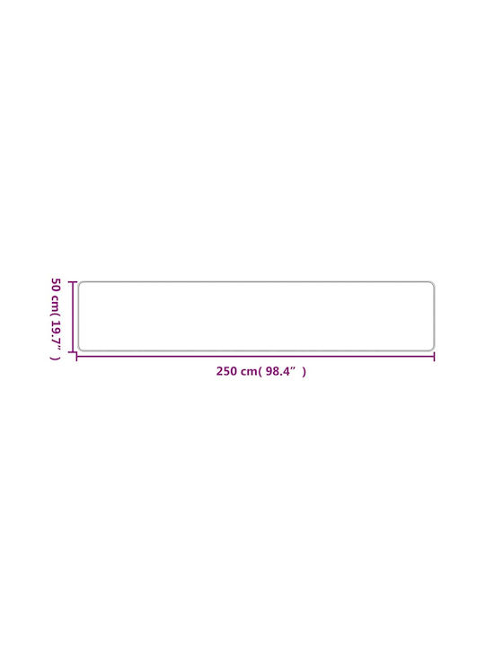 vidaXL Teppich Rechteckig Synthetisch,Polyester/Cotton/Leather Taupe
