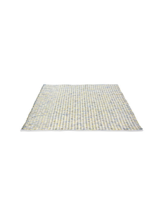 Brink & Campman Grain Lucrat manual Covor Rectangular Din lână Galben