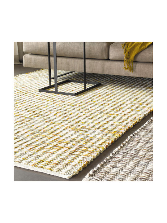 Brink & Campman Grain Χειροποίητο Χαλί Ορθογώνιο Μάλλινο Mustard Beige 200x280cm