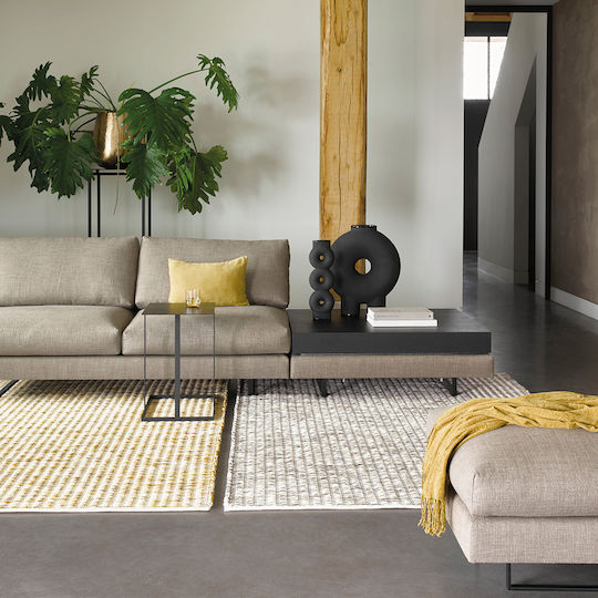 Brink & Campman Grain Χειροποίητο Χαλί Ορθογώνιο Μάλλινο Mustard Beige 250x350cm
