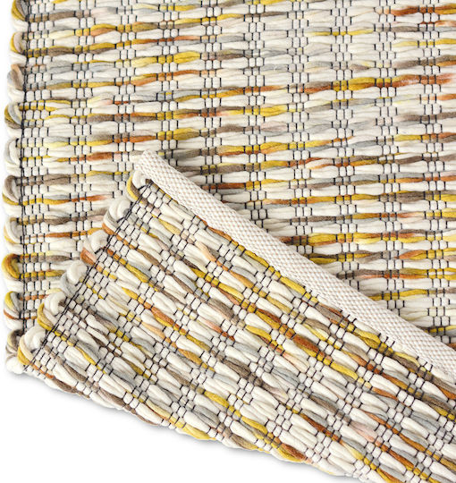Brink & Campman Grain Χειροποίητο Χαλί Ορθογώνιο Μάλλινο Mustard Beige 250x350cm