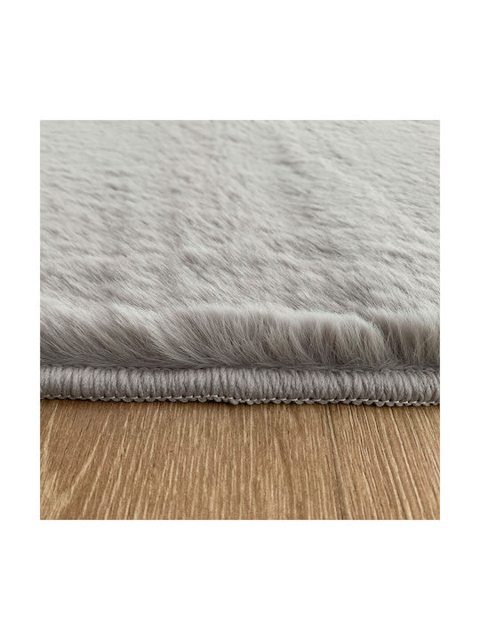 Beauty Home Art 9643 Rutschfest Zottelig Pelzige Gray