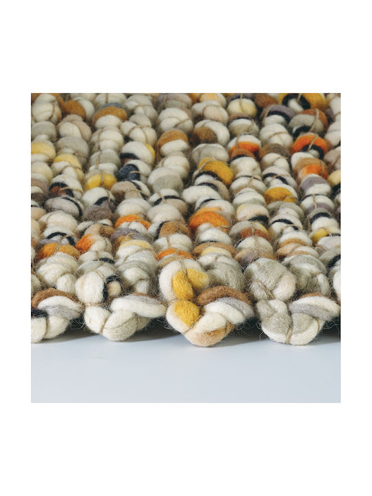 Brink & Campman marble Χειροποίητο Χαλί Ορθογώνιο Μάλλινο Μπεζ 170x240cm